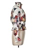 Shinestar Floral Ivory 3/4 Sleeve Blouse Size L - photo 4
