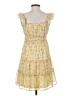 No Comment Paisley Yellow Cocktail Dress Size S - photo 2