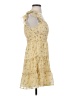 No Comment Paisley Yellow Cocktail Dress Size S - photo 4