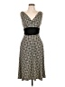 DressBarn Houndstooth Black Cocktail Dress Size 10 - photo 1