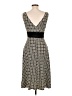 DressBarn Houndstooth Black Cocktail Dress Size 10 - photo 2
