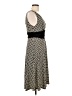 DressBarn Houndstooth Black Cocktail Dress Size 10 - photo 4