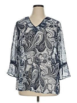 Susan Graver 3/4 Sleeve Blouse