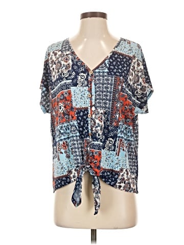 Lavish Short Sleeve Blouse (view 1)