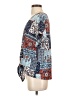 Lavish Blue Short Sleeve Blouse Size S - photo 5