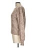 Michael Stars Tweed Brown Pullover Sweater Size Lg (2) - photo 5