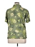 Classic Elements 100% Rayon Floral Green Short Sleeve Blouse Size 18W - photo 2