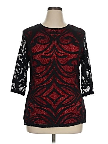 Bisou Bisou 3/4 Sleeve Top (view 1)