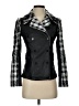 White House Black Market Houndstooth Black Jacket Size 0 - photo 1