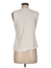 Kasper Ivory Sleeveless Blouse Size M - photo 2
