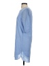 Everly 100% Polyester Solid Blue Casual Dress Size S - photo 5