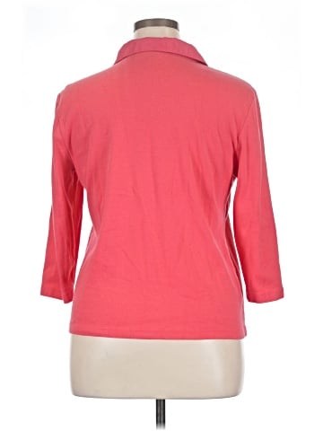 Karen Scott 3/4 Sleeve Button-Down Shirt (view 2)
