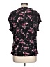 Frenchi Black Short Sleeve Top Size L - photo 2
