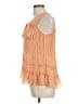 Floreat 100% Rayon Orange Sleeveless Blouse Size 10 - photo 5