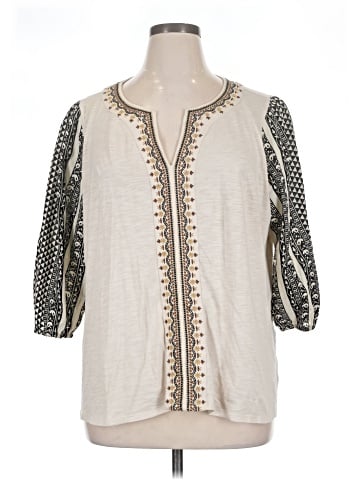 Purejill 3/4 Sleeve Blouse (view 1)
