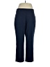 JM Collection Solid Blue Casual Pants Size 14 - photo 1