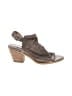 Sofft 100% Leather Gray Sandals Size 9 1/2 - photo 1