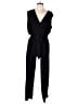 Annalee + Hope Solid Black Jumpsuit Size L - photo 1