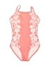 Old Navy Floral Pink One Piece Swimsuit Size S (kids) - photo 1
