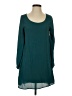 Everly 100% Polyester Solid Teal Casual Dress Size S - photo 1