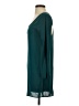 Everly 100% Polyester Solid Teal Casual Dress Size S - photo 5