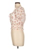 Love Streak 100% Polyester Ivory Short Sleeve Blouse Size XL - photo 5