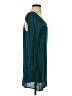 Everly 100% Polyester Solid Teal Casual Dress Size S - photo 4