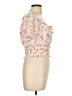 Love Streak 100% Polyester Ivory Short Sleeve Blouse Size XL - photo 4