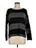 Rewind Stripes Gray Black Pullover Sweater Size M - photo 1