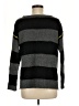 Rewind Stripes Gray Black Pullover Sweater Size M - photo 2