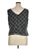 Jkara 100% Polyester Silver Sleeveless Top Size 1X - photo 2