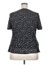 KSL 100% Polyester Polka Dots Black Short Sleeve Blouse Size 20 - photo 2