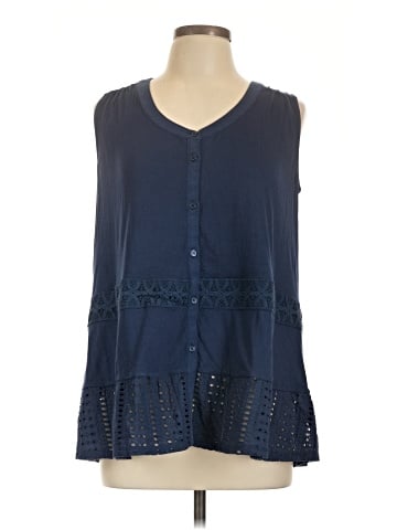 Neiman Marcus Sleeveless Blouse (view 1)