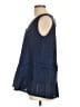 Neiman Marcus Blue Sleeveless Blouse Size L - photo 5