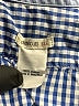 Crewcuts 100% Cotton Checkered-gingham Blue Short Sleeve Button-Down Shirt Size XS (kids) - photo 3