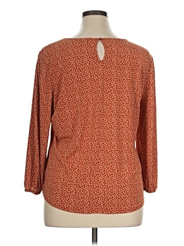 Adrianna Papell 3/4 Sleeve Blouse (view 2)