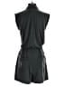 Lou & Grey Solid Black Gray Romper Size S - photo 2