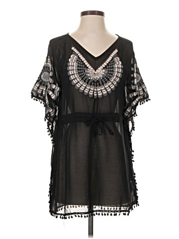 Ya Short Sleeve Silk Top (view 1)