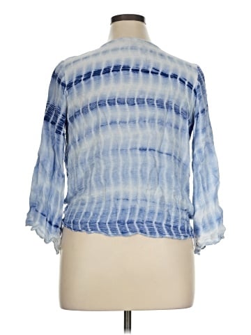 Davi & Dani 3/4 Sleeve Blouse (view 2)