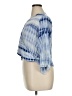 Davi & Dani 100% Rayon Blue 3/4 Sleeve Blouse Size XL - photo 5
