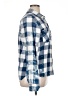 Mudd 100% Cotton Checkered-gingham Blue Long Sleeve Button-Down Shirt Size XL - photo 4