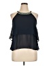 A. Byer 100% Polyester Blue Sleeveless Blouse Size XL - photo 1