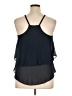 A. Byer 100% Polyester Blue Sleeveless Blouse Size XL - photo 2