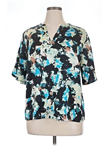 Nine West Short Sleeve Blouse (view 1)