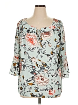 Sara Michelle 3/4 Sleeve Blouse