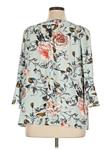 Sara Michelle 3/4 Sleeve Blouse (view 2)
