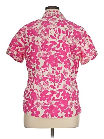 Basic Editions Short Sleeve Blouse (view 2)