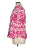 Basic Editions Floral Pink Short Sleeve Blouse Size XL - photo 5