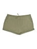Zyia Active Solid Green Khaki Shorts Size 4XL - photo 1