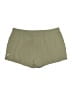 Zyia Active Solid Green Khaki Shorts Size 4XL - photo 2